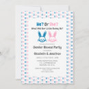 Search for bunny gender reveal invitations Baby shower