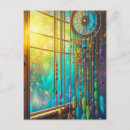 Search for purple green postcards Boho