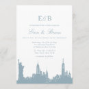 Search for nyc skyline wedding invitations Cityscape