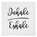 Search for inhale exhale posters Meditation