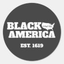 Search for african america stickers Black