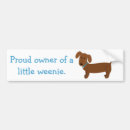 Search for dachshund bumper stickers Weenie dog