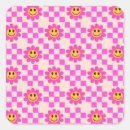 Search for smiling flower stickers Retro