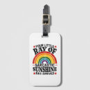 Search for sarcastic luggage tags Cool