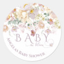 Search for baby purple stickers Watercolor floral