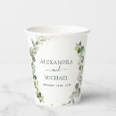 Search for wedding paper cups Botanical