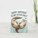 Search for funny otter birthday cards Humour