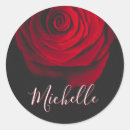 Search for vintage red rose stickers Flower