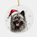 Search for keeshond christmas tree decorations Cute