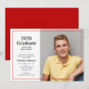 Search for red graduation invitations Party