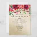 Search for foil quinceanera invitations Gold