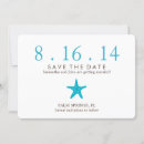 Search for starfish save the dates Beach