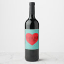 Search for valentine wine labels Anniversary