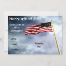 Search for flag 4th of july invitations Military