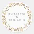 Search for golden leaf stickers Wreath