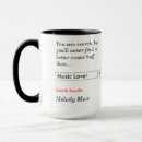 Search for melody mugs Music lover