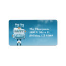Search for best wishes return address labels Celebration