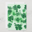 Search for three leaf clover invitations Shamrock