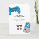 Search for video game party invitations Modern