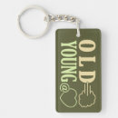 Search for young at heart key rings Funny