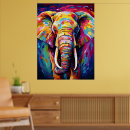 Search for colorful elephant posters Nature