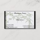 Search for bamboo business cards Massage