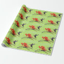 Search for hummingbird wrapping paper Red