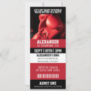 Search for boxing birthday invitations Red