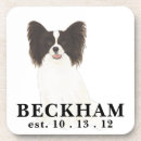 Search for papillon dog gifts Black and white