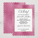 Search for alligator invitations Pink