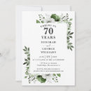 Search for cheers to 70 years invitations Modern elegant
