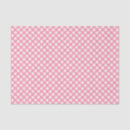 Search for pink gingham tissue paper Girly
