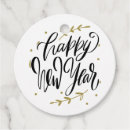Search for happy new year favour tags Calligraphy