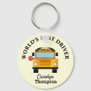 Search for school bus driver key rings Occupation