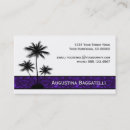 Search for palm tree business cards Chic
