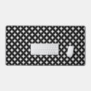 Search for four mouse mats Black and white