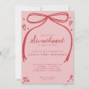 Search for a little sweetheart invitations Bow