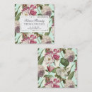 Search for mini business cards Botanical