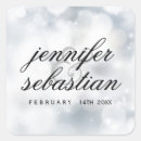 Search for silver monogram wedding stickers Chic