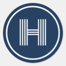 Search for blue letter stickers Monogram initial letter