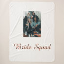 Search for bridesmaid blankets Bride squad