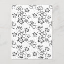 Search for adult colouring postcards Flowers