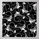 Search for black and white swirl pattern posters Background