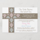 Search for twins christening invitations Girl