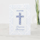 Search for baby boy catholic baptism cards Blue