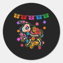 Search for day glow stickers Painted skull