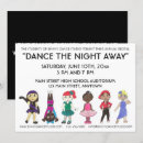 Search for dancing 7x5 invitations Dance