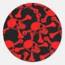 Search for skull and crossbones stickers Black