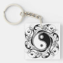 Search for black and white yin yang key rings Spiritual
