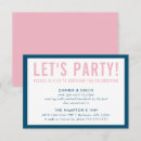 Search for navy blue bar bat mitzvah invitations Minimalist